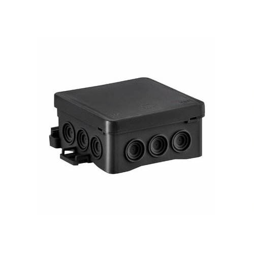 Hermetic distribution box Simet NS6 35346107 (black, 85x85x40mm, IP54) ​