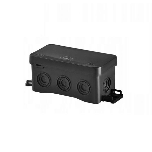 Hermetic distribution box Simet NS8 35357107 (black, 45x85x40mm, IP54) ​