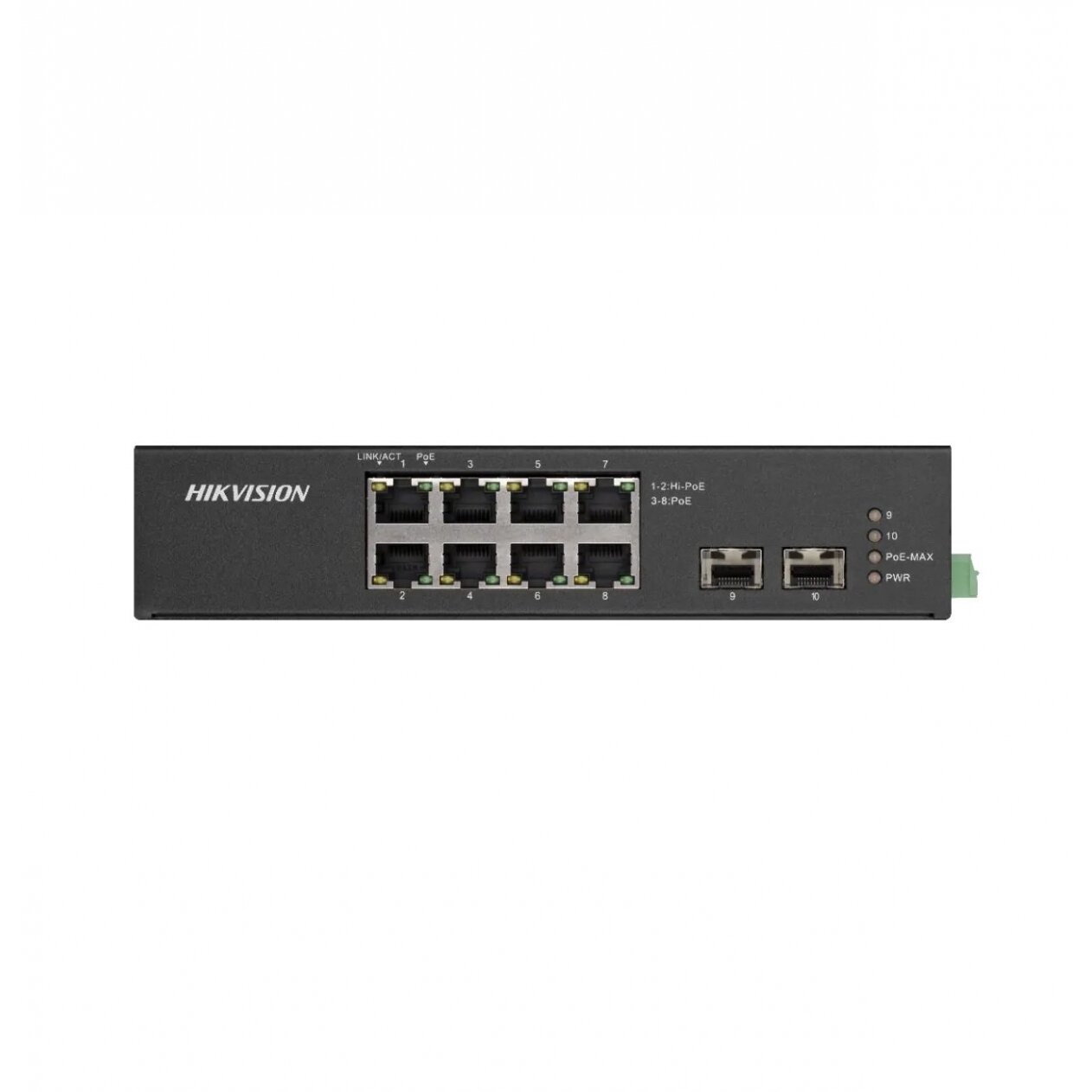 Hikvision 10 Port 8 PoE Port Industrial Switch DS-3T0510HP-E/HS