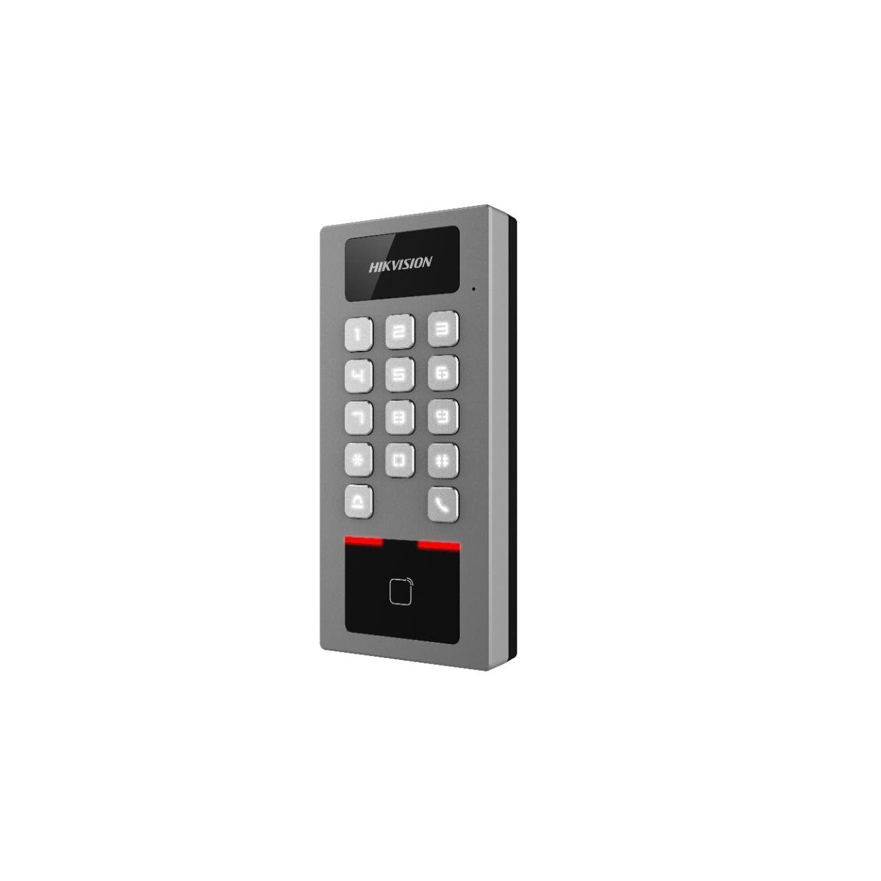 Praėjimo kontrolės terminalas ir telenfospynė Hikvision DS-K1T502DBWX