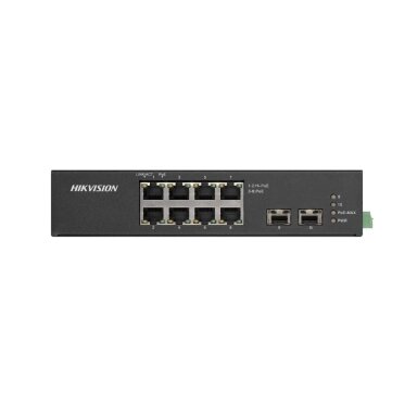 Hikvision 10 Port 8 PoE Port Industrial Switch DS-3T0510HP-E/HS