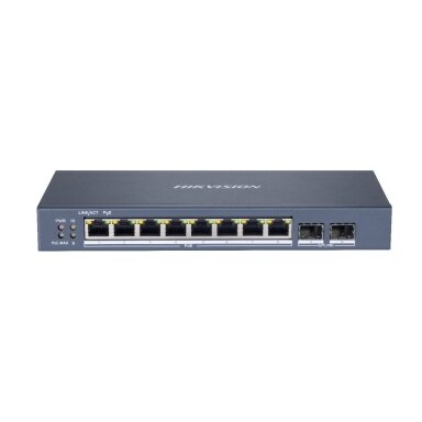 Hikvision 10-port 8 PoE managed switch DS-3E1510P-SI-8P2F