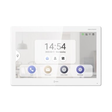 Hikvision android monitorius telefonspynėms DS-KH9510-WTE1 (baltas)