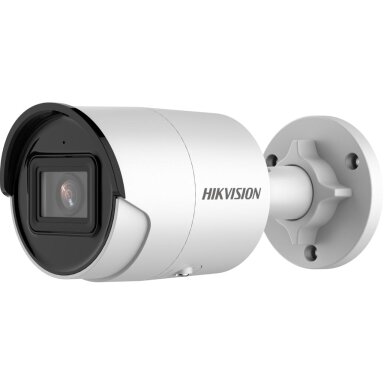 Hikvision bullet DS-2CD2046G2-I F4 (balta, 4 MP, 40 m. IR, AcuSense)