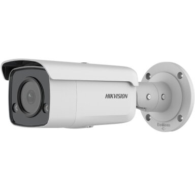 Hikvision bullet DS-2CD2T47G2-L F2.8 (juoda, 4 MP, 60 m. LED, ColorVu)