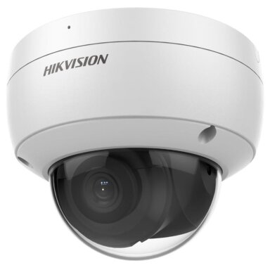 Hikvision dome DS-2CD2186G2-ISU(C) F4 (balta, 8 MP, 30 m. IR, AcuSense)