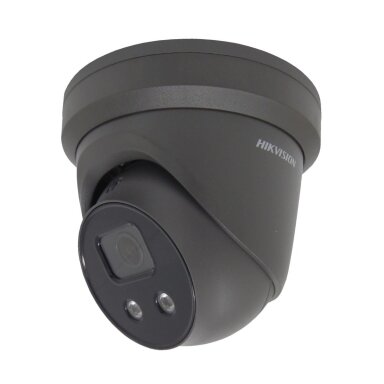 Hikvision dome DS-2CD2346G2-IU F4 (black, 4 MP, 30 m. IR, AcuSense)