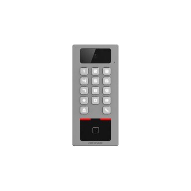 Praėjimo kontrolės terminalas ir telefonspynė Hikvision DS-K1T502DBWX-C