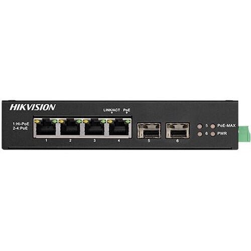 Hikvision 6 port switch DS-3T0506HP-E/HS Hikvision 6 port switch DS-3T0506HP-E/HS