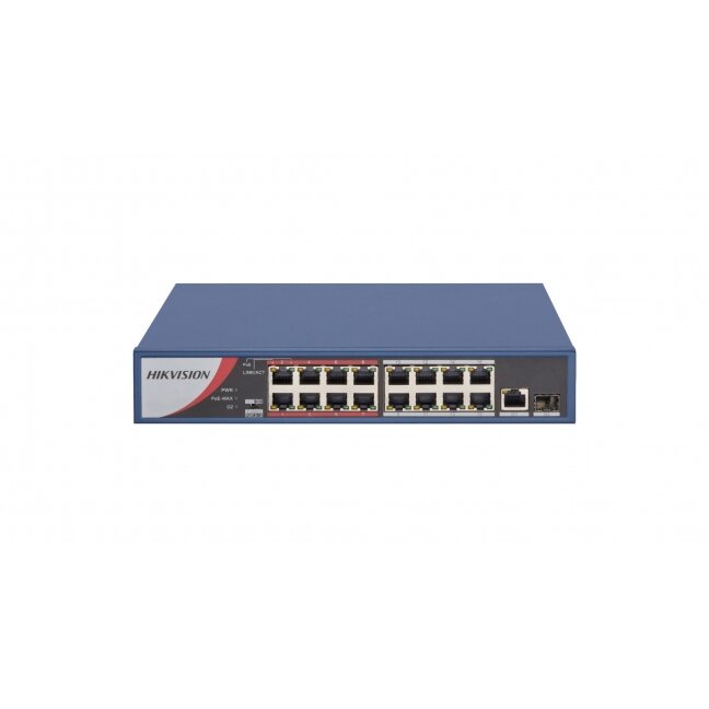 Hikvision 18 port 16 PoE port switch DS-3E0318P-E/M(B) Hikvision 18 port 16 PoE port switch DS-3E0318P-E/M(B)