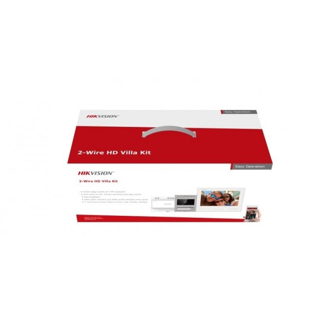 Hikvision Analog 2-Wire Intercom Kit DS-KIS704EY Hikvision Analog 2-Wire Intercom Kit DS-KIS704EY