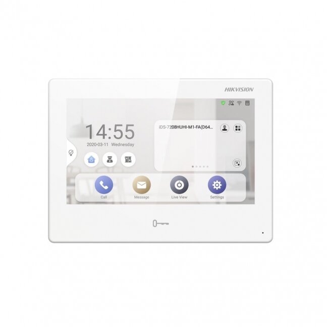 Hikvision android monitorius telefonspynėms DS-KH9310-WTE1 (baltas) Hikvision android monitorius telefonspynėms DS-KH9310-WTE1 (baltas)