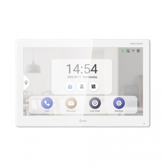 Hikvision android monitorius telefonspynėms DS-KH9510-WTE1 (baltas) Hikvision android monitorius telefonspynėms DS-KH9510-WTE1 (baltas)