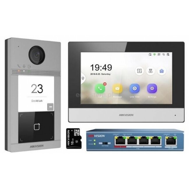 Hikvision SP telefonspynės komplektas PSMDSKIS604-S Hikvision SP telefonspynės komplektas PSMDSKIS604-S
