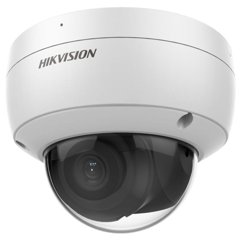 Hikvision dome DS-2CD2186G2-ISU(C) F4 (balta, 8 MP, 30 m. IR, AcuSense)