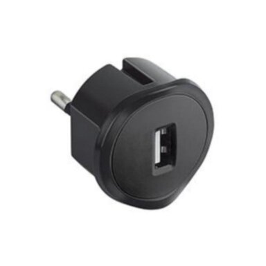 Įkrovimo lizdas USB Legrand 050681 (juodas, 5V 1.5A)
