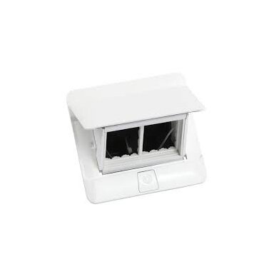 Įleidžiama modulinė dėžutė 4 mod. Legrand 654001 (metalinė, balta)