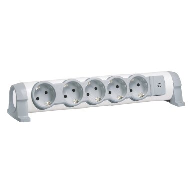Ilgiklis 5-vietis su jungikliu Legrand 694634