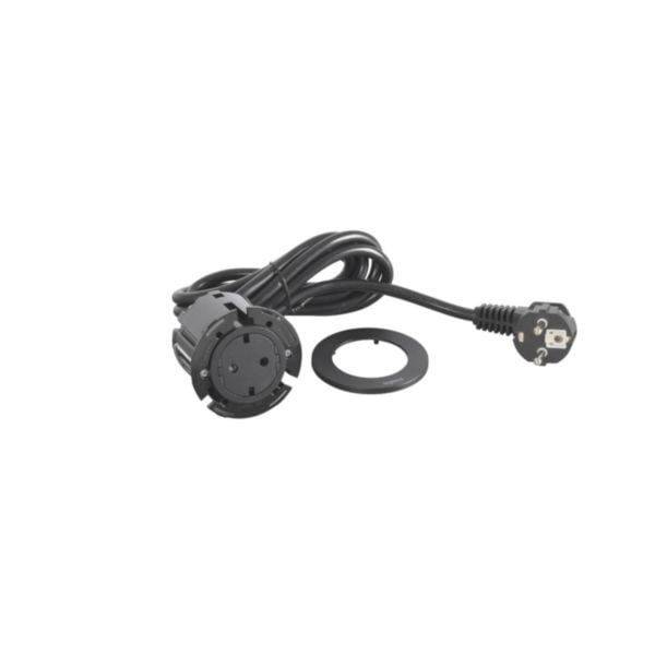 Intake INCARA 1 slot socket Legrand 654726 (black, 2m)