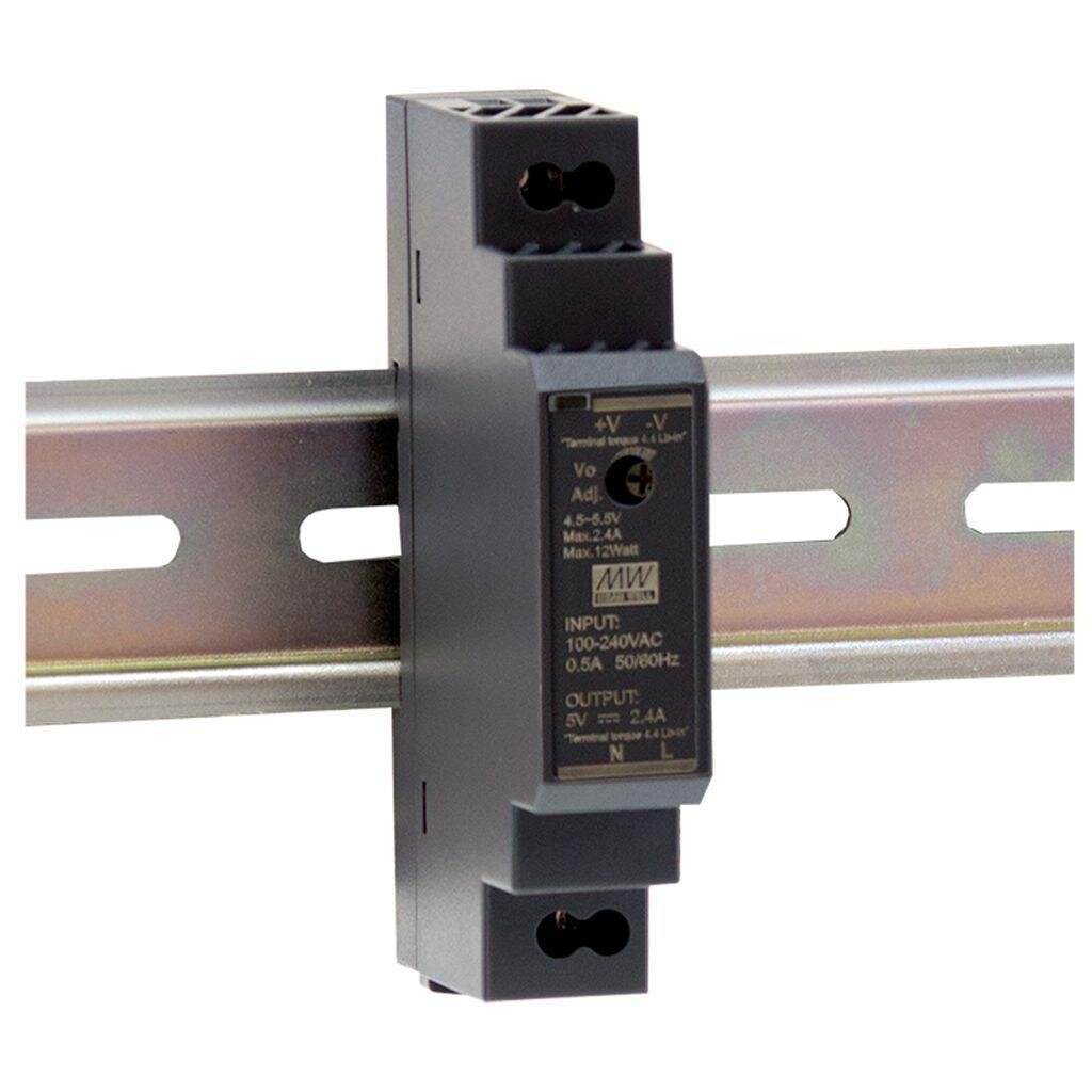 Switching power supply 24V 15.2W 0.63A, DIN rail-mounted, MEAN WELL, HDR-15-24 Switching power supply 24V 15.2W 0.63A, DIN rail-mounted, MEAN WELL, HDR-15-24