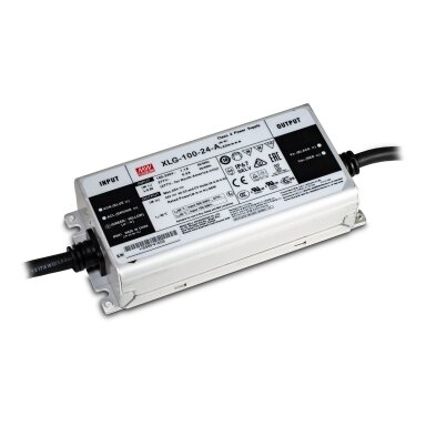 Pulse power supply LED Mean Well XLG-100-24-A (24V, 100W, 4A)