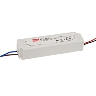Pulse power supply LED Mean Well LPV-60-24 (60W, 2.5A, 24V)