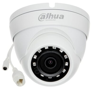 IP camera Dahua Dome IPC-HDW1230S-0280B-S5 2.8mm (2MP, 104°, IR 30m, H.265, IP67)