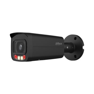 IP Camera Dahua Bullet IPC-HFW2849T-AS-IL-0360B (black, 8MP 4K, 3.6mm 87°, IR + LED 30m, IP67, PoE)