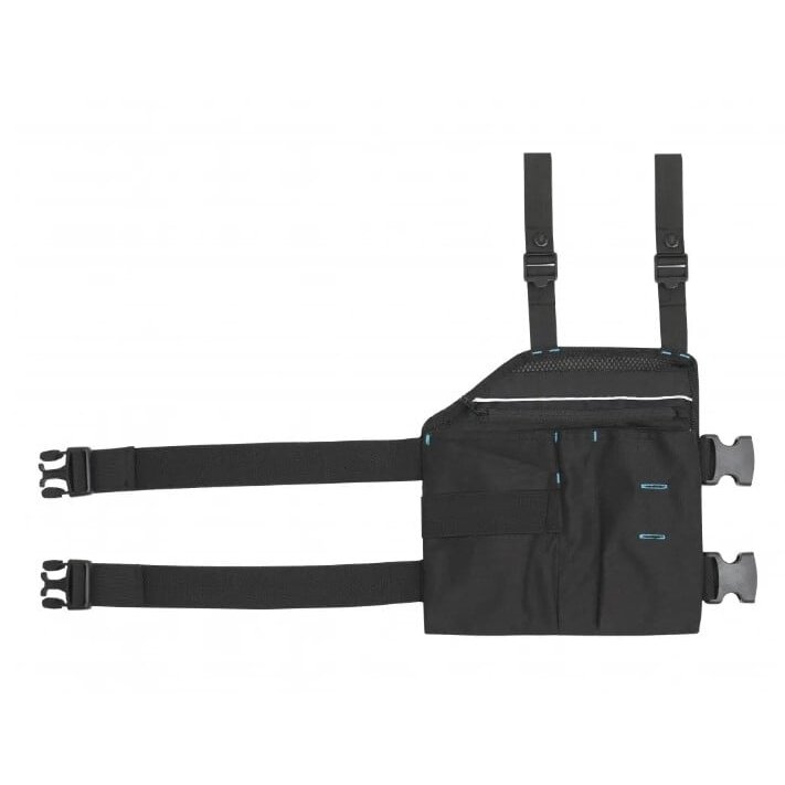 Tool pocket, clip-on, black, 6 compartments (2 pcs) HOGERT HT5K449