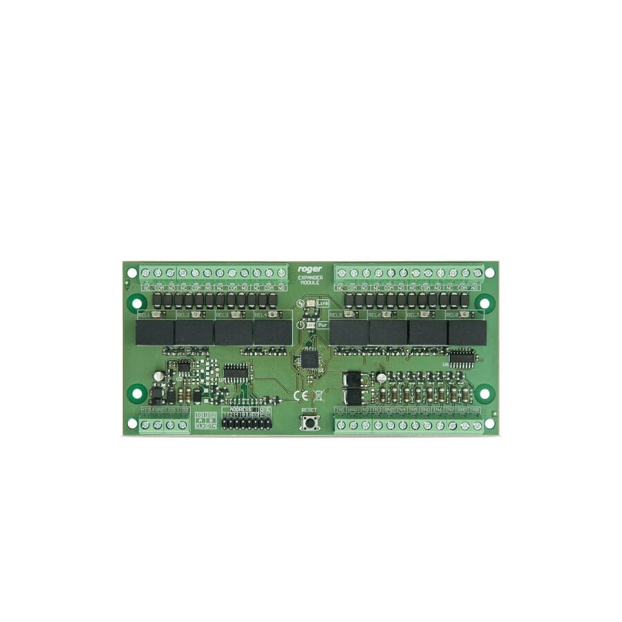 Išplėtimo modulis I/O ROGER XM-8DR-BRD (RACS 4, 8 įėjimai, 8 reliniai išėjimai) Išplėtimo modulis I/O ROGER XM-8DR-BRD (RACS 4, 8 įėjimai, 8 reliniai išėjimai)