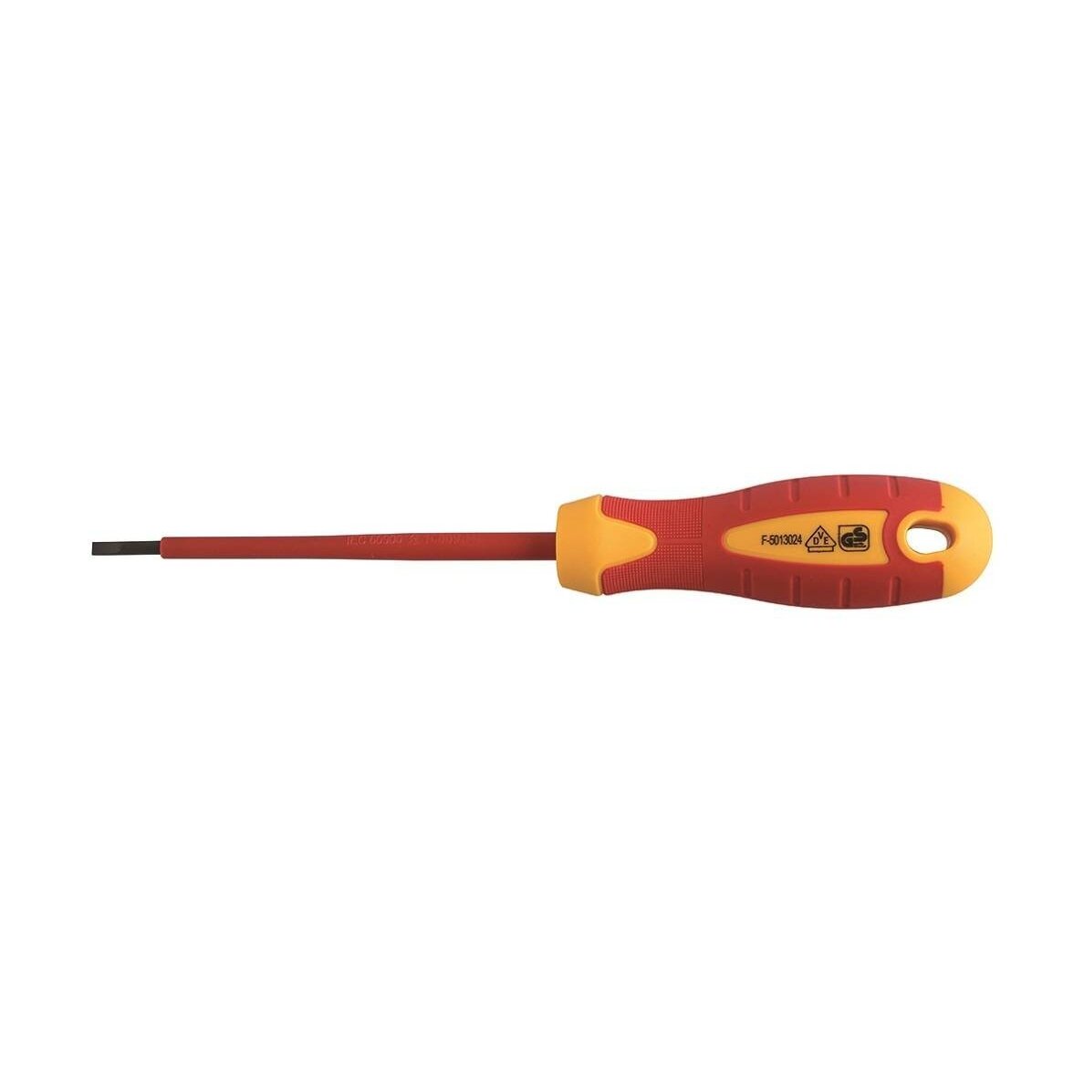 Insulated flat screwdriver Hogert HT1S902 (75mm)
