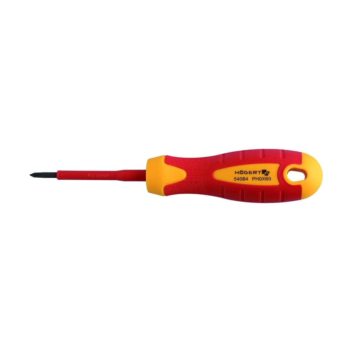Izoliuotas atsuktuvas Hogert HT1S944 (PZ2, 100mm) Izoliuotas atsuktuvas Hogert HT1S944 (PZ2, 100mm)