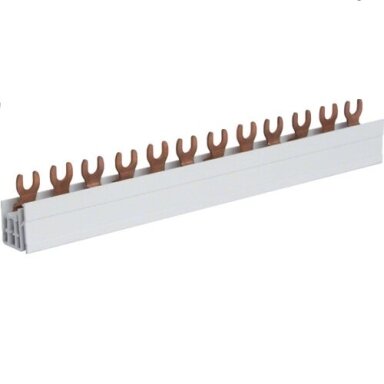 Insulated busbar Hager KDN363A (3P, 12 mod., 10mm)