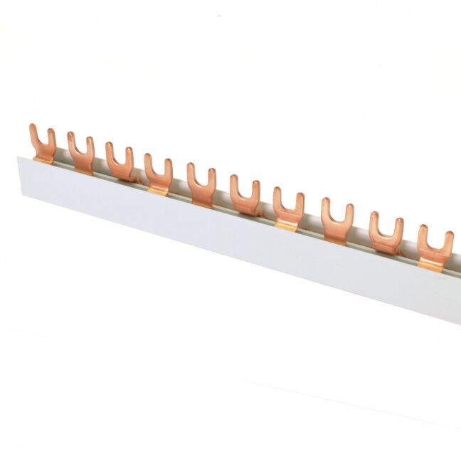 Izoliuota sujungimo šyna Hager KDN380B (3P, 57 mod., 16mm) Izoliuota sujungimo šyna Hager KDN380B (3P, 57 mod., 16mm)