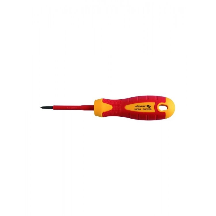Insulated phillips head screwdriver Hogert HT1S924 (PH2, 100mm)