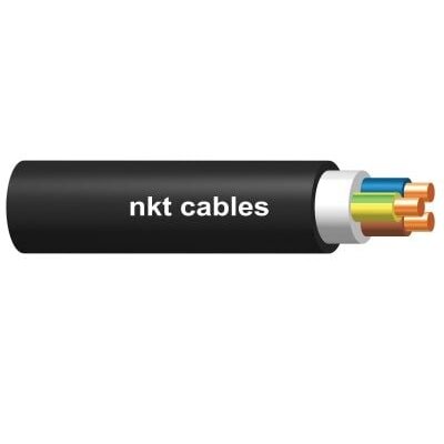 Power cable CYKY 5x16mm² 450/750V NKT (black, PVC, for underground installation, 500m)