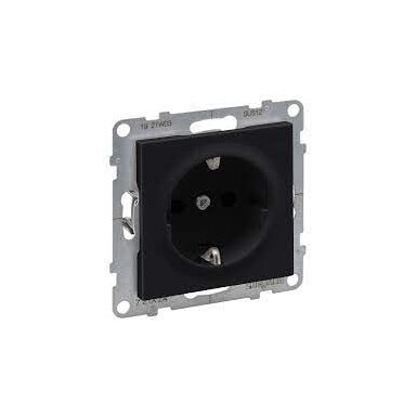 Black socket outlet Suno Legrand 721424