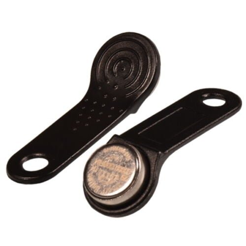 Black touch memory iButton DS1990A-F5 with plastic holder