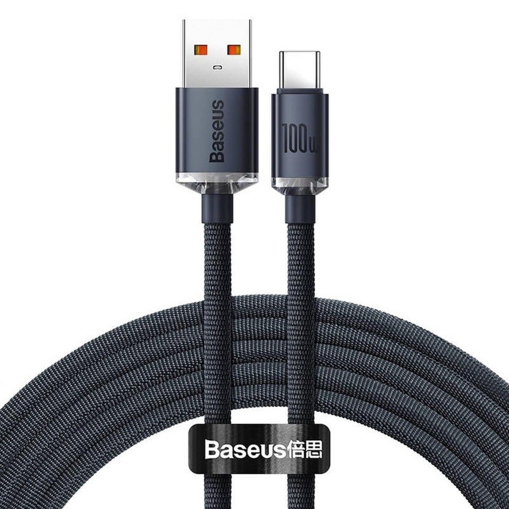 USB A to USB C Cable BASEUS CAJY000401 (1.2m, QC3.0, 100W, black)