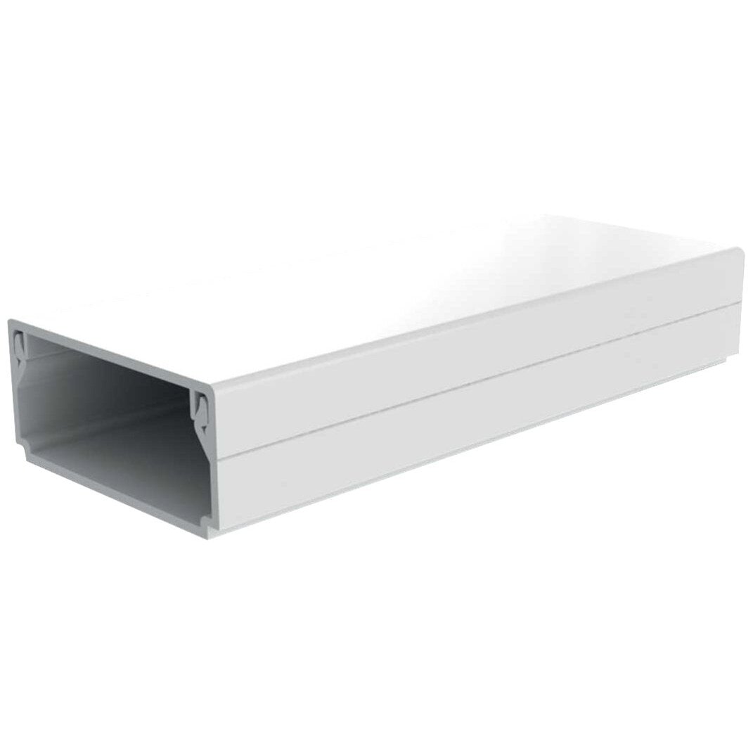 Kabelių lovelis Kopos LH 60X40_HD (baltas, 60×40 mm, 2 m, su apsaugine plėvele)