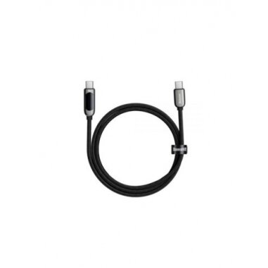 USB C to USB C Cable BASEUS CATSK-B01 (1.0m, 100W, with power indicator, black)