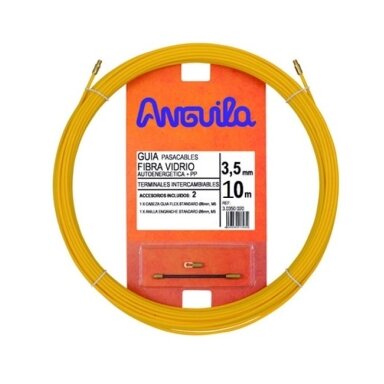 Cable Puller (10m, 3.5mm, yellow, flat steel cable)