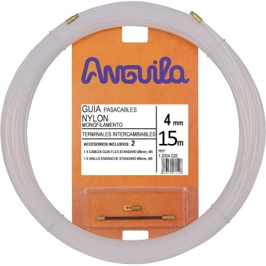Cable Puller (15m, 4mm, white, nylon)