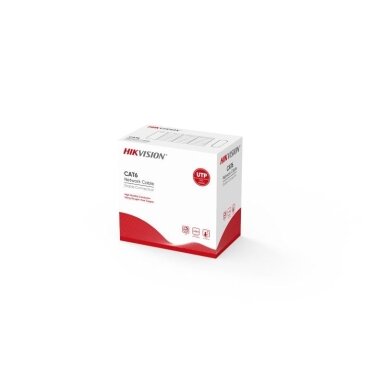 Kabelis ryšio Hik-vision UTP 6 (Gysla-0.55mm, ritė 305m) DS-1LN6-UU