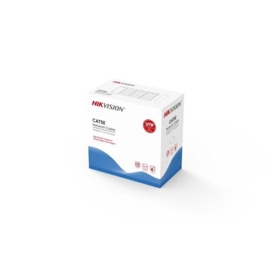 Kabelis ryšio Hikvision UTP 5E Hikvision DS-1LN5E-E/E (305m.)