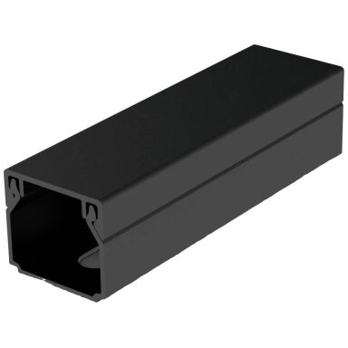Kabelių lovelis Kopos LHD 20X10_FD (juodas, 20×10 mm, 2 m, UV atsparus, su apsaugine plėvele)