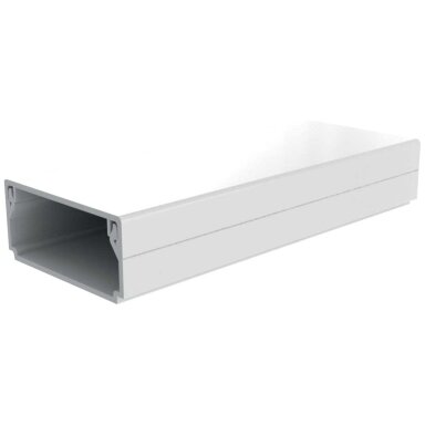 Kabelių lovelis Kopos LHD 40X40_HD (baltas, 40×40 mm, 2 m, su apsaugine plėvele)