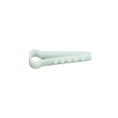 Wall plug for cables 2x2.5mm Pawbol H.7311 (100 pcs, white)