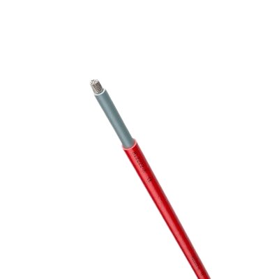 Kabelis SOLAR H1Z2Z-K 1x6 (raudonas, Dca, 1m) Kabelis SOLAR H1Z2Z-K 1x6 (raudonas, Dca, 1m)