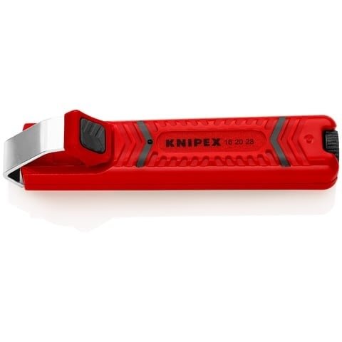Cable stripping knife Knipex 16 20 28 SB (Ø8–28mm)